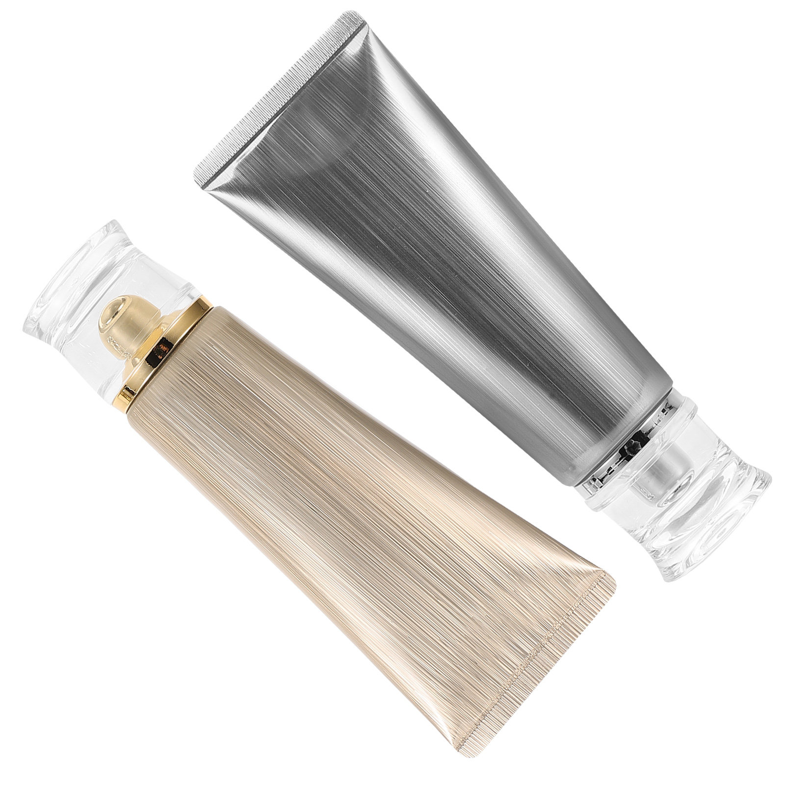 Luxury Gold Skincare - 4Pcs Portable Travel Tubes Leakproof Soft