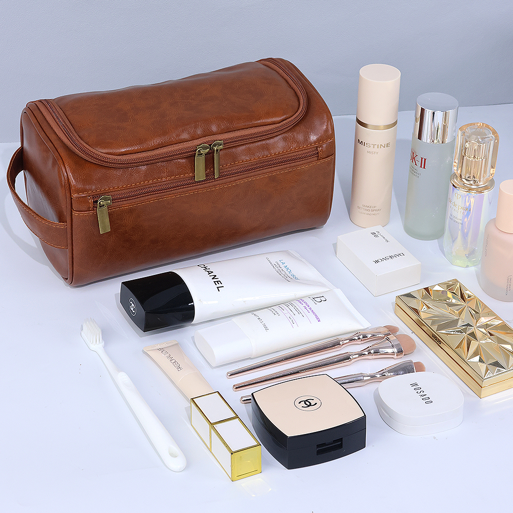 Men PU Vintage Luxury Toiletry - Luxury Skincare Containers recensione e prezzo