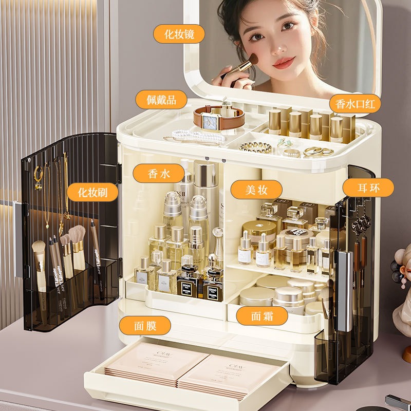 Cosmetics storage box, mirror, - Luxury High End Skincare recensione e prezzo