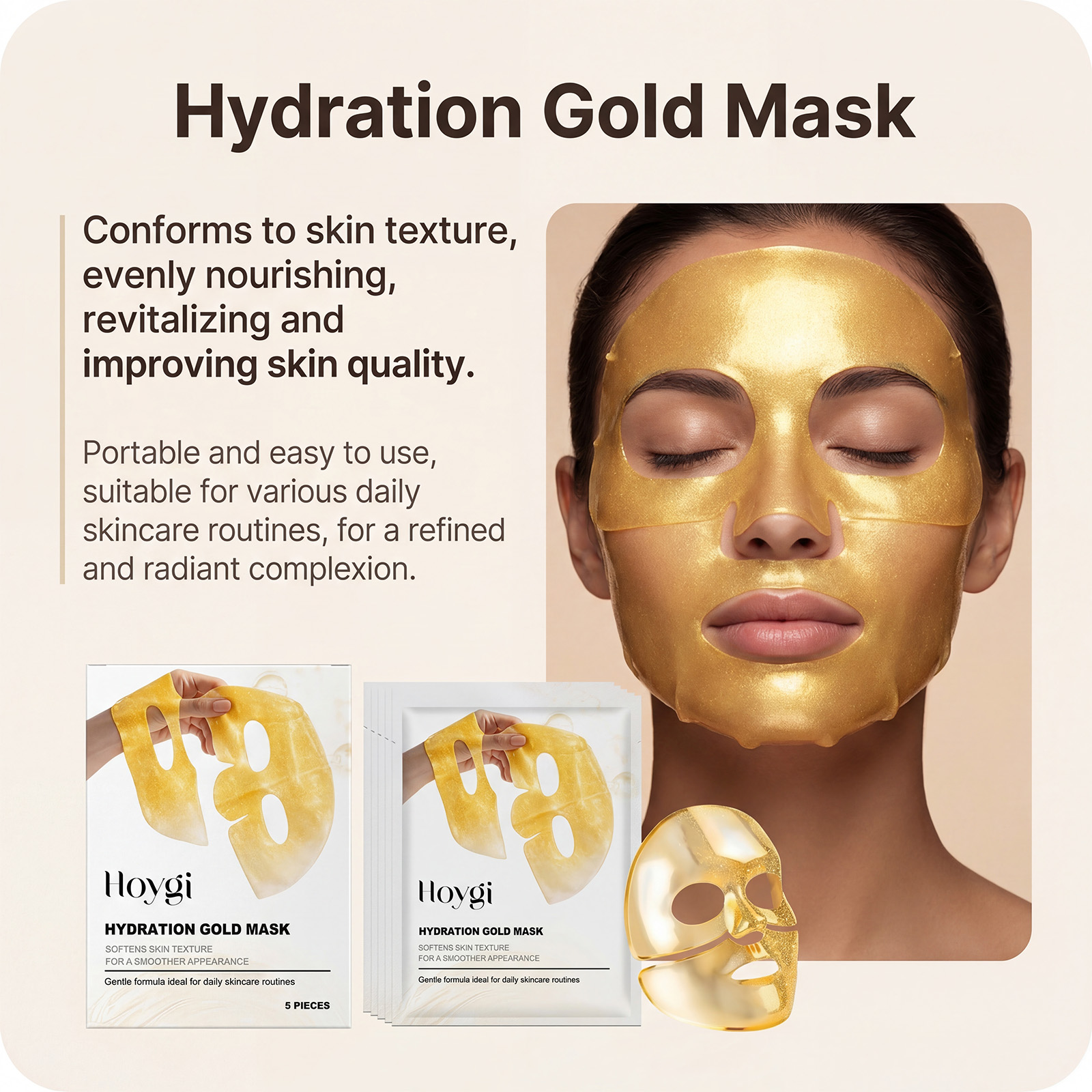 24K Gold Face Mask Niacinamide - Luxury Gold Skincare recensione e prezzo