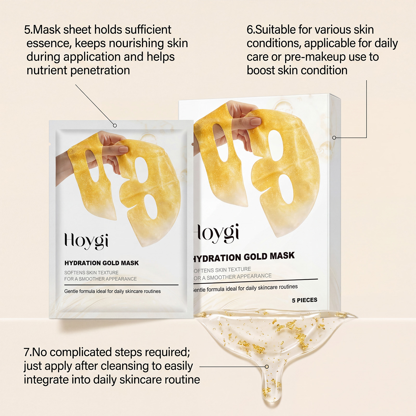24K Gold Face Mask Niacinamide - Luxury Gold Skincare recensione e prezzo