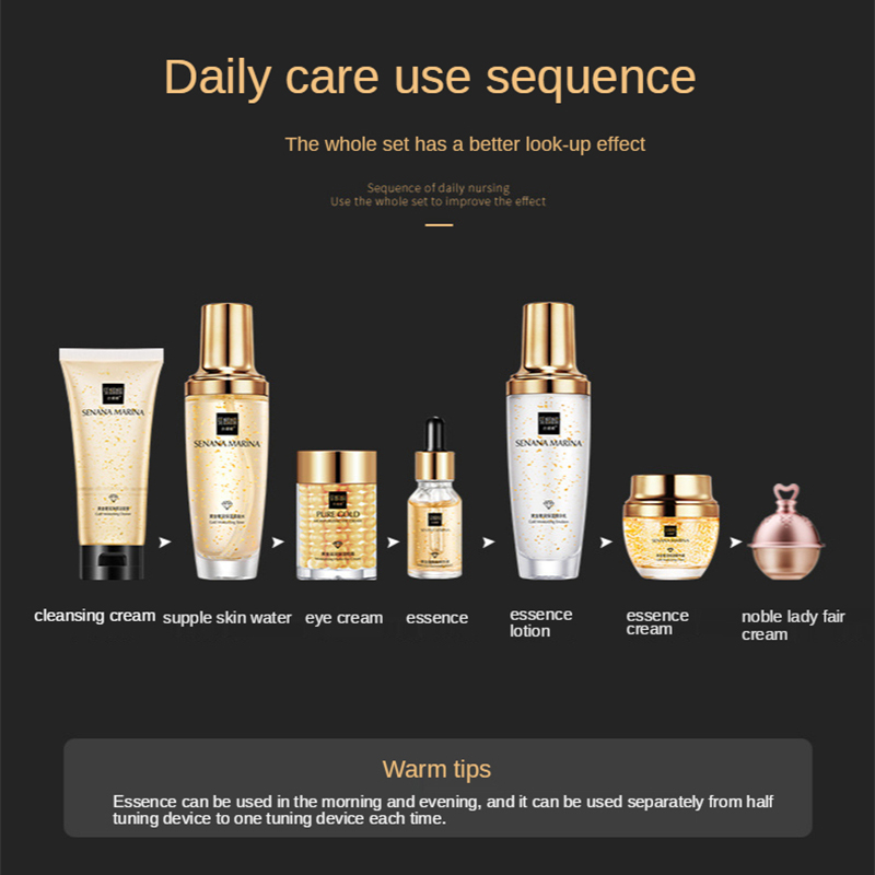 Women 24K Gold Skin Care Set 9 - Luxury Gold Skincare recensione e prezzo