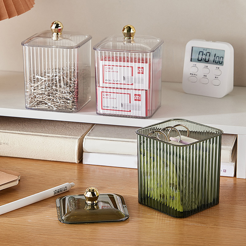 Light Luxury Clear Cotton Swab - Luxury Skincare Containers recensione e prezzo