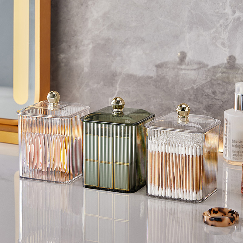 Light Luxury Clear Cotton Swab - Luxury Skincare Containers recensione e prezzo