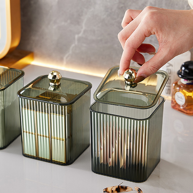 Light Luxury Clear Cotton Swab - Luxury Skincare Containers recensione e prezzo