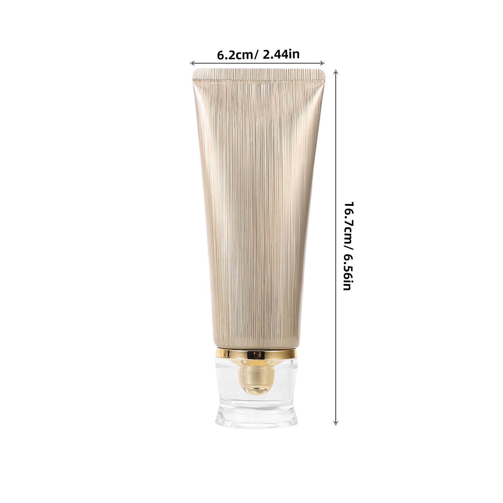 4Pcs Portable Travel Tubes Lea - Luxury Gold Skincare recensione e prezzo