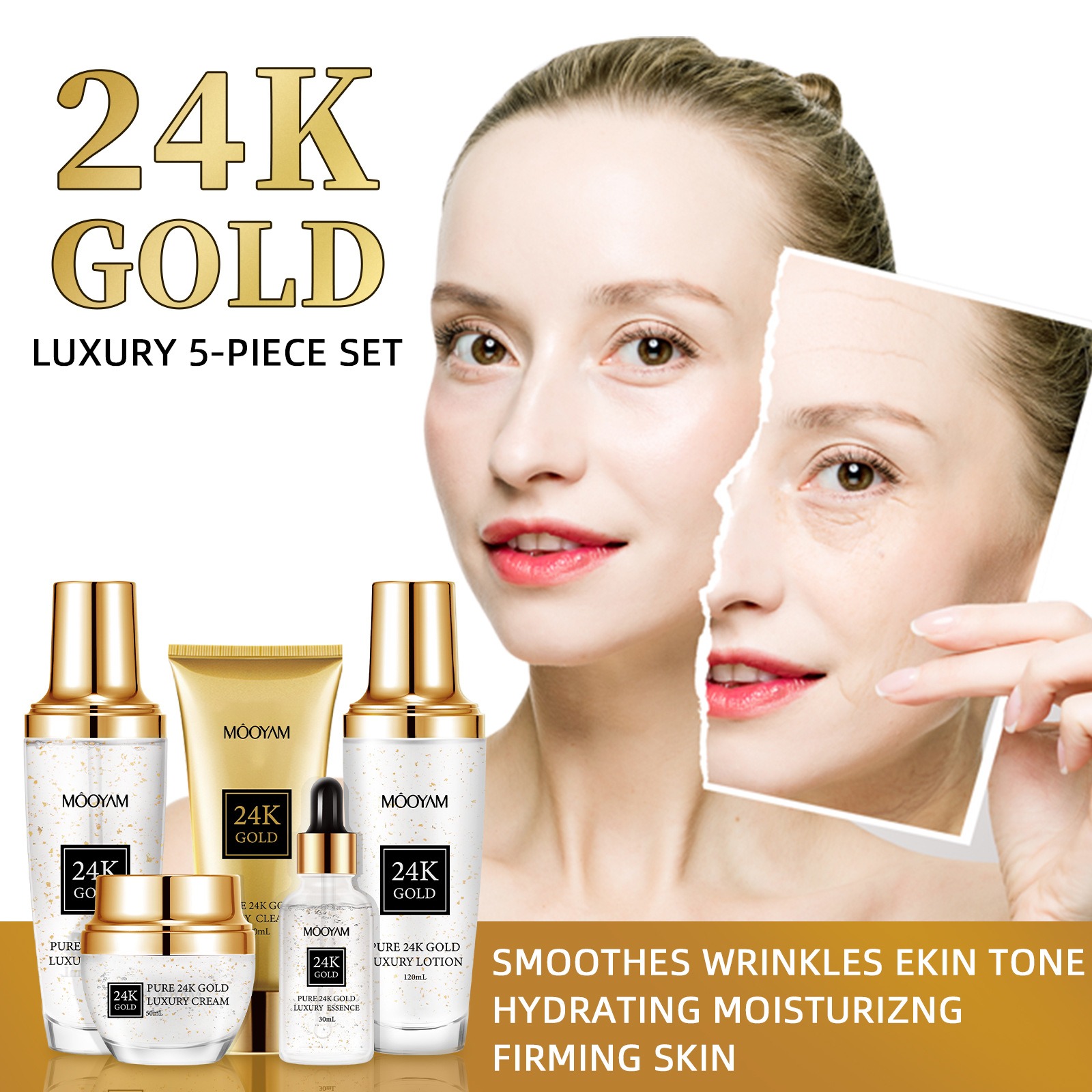 24K Gold LUXURY Moisturizin An - Luxury Gold Skincare recensione e prezzo