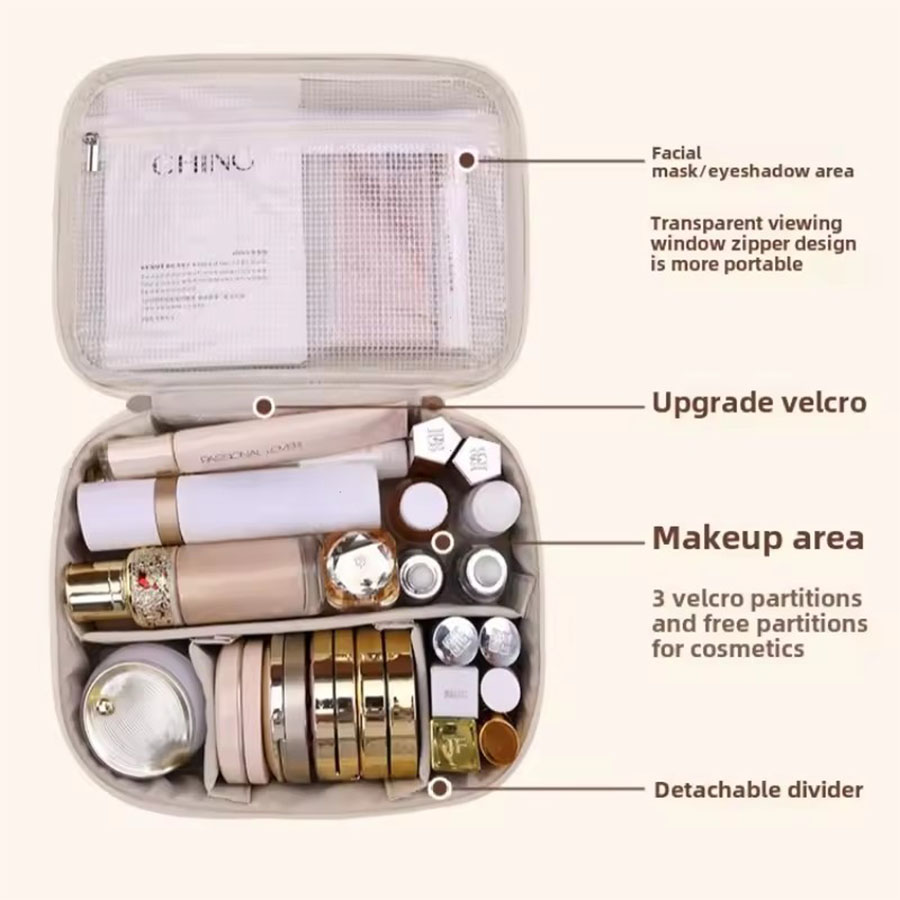 New Women's Cosmetic Bag Porta - Luxury Skincare Containers recensione e prezzo